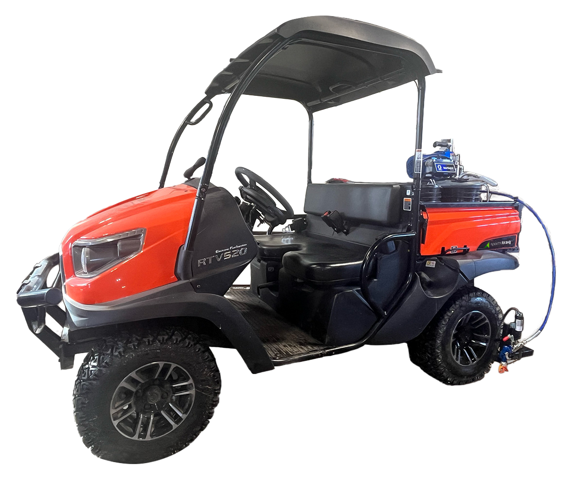 Factory-built Kubota RTV520 GPS field painter