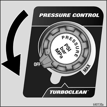 Graco pressure control knob
