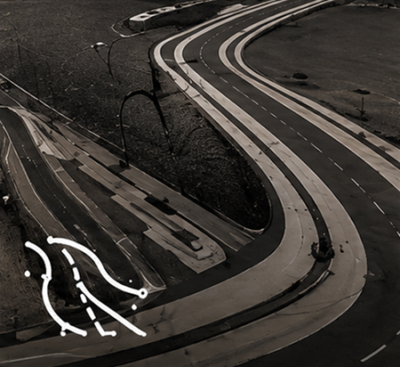 Complex pavement geometry