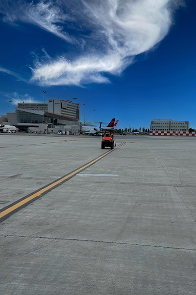 Airport striping application