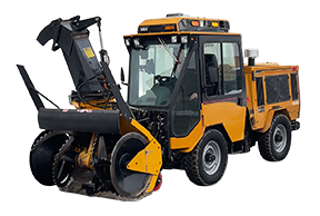 Trackless MT7 sidewalk snow removal vehicle